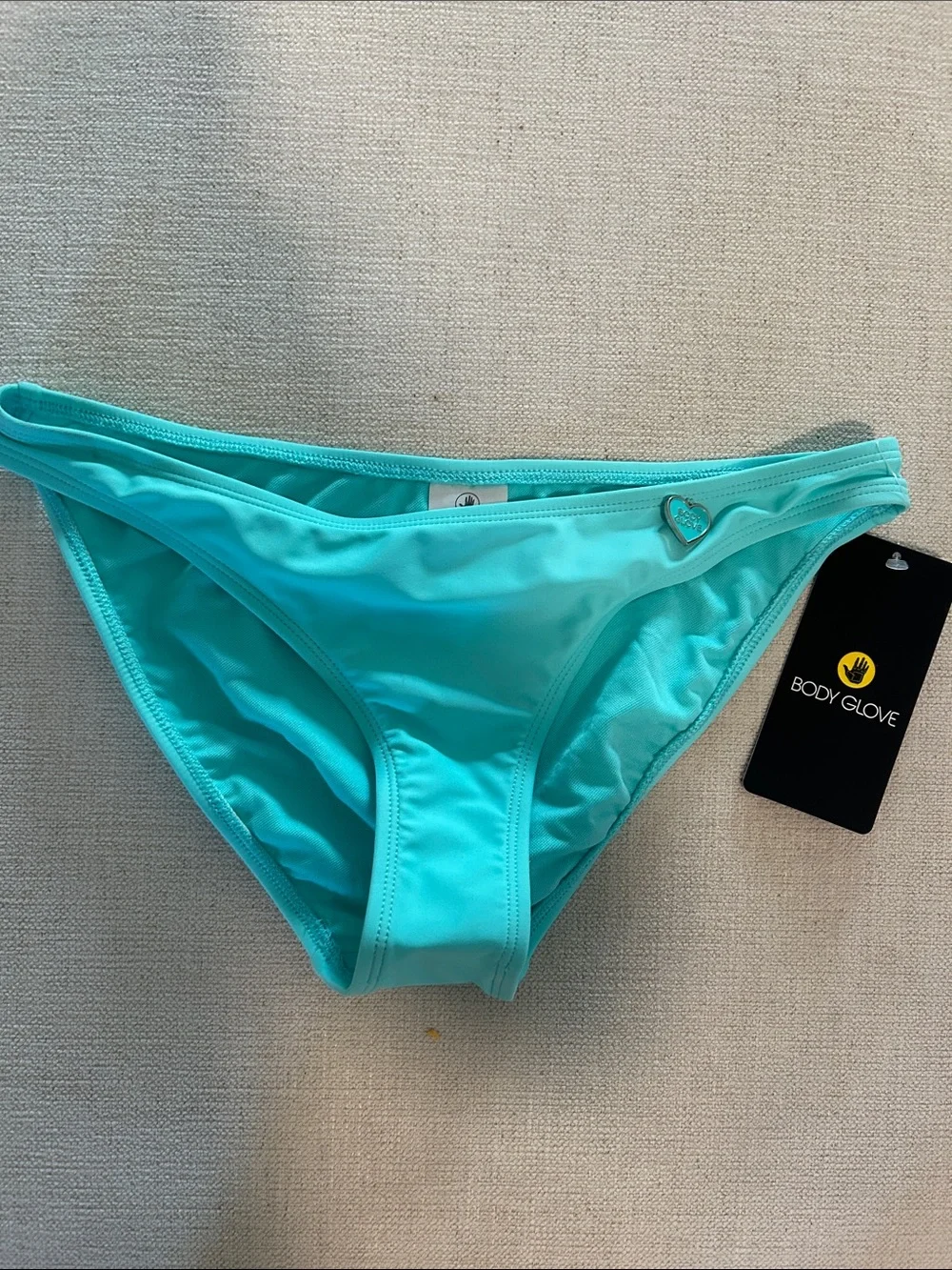 Body glove SMOOTHIES PHILLIS LOW RISE BIKINI BOTTOM - SEA MIST, Size Small, NWT